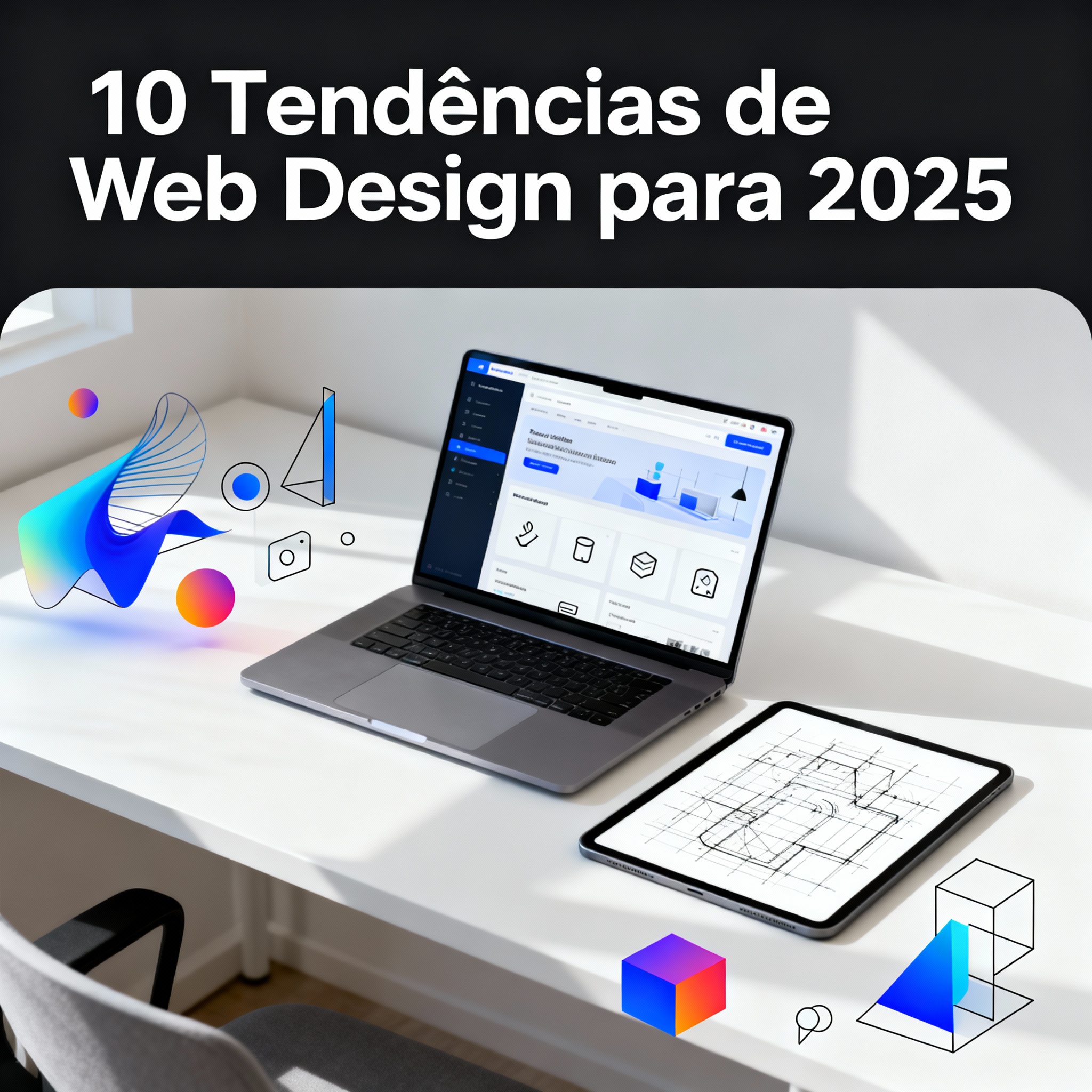 Tendências Web Design 2025 Auto e Moderno